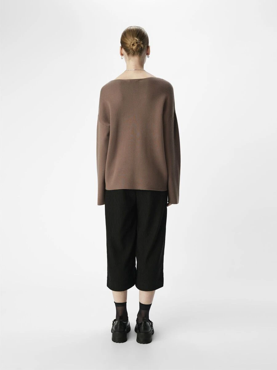 Pull en maille col V