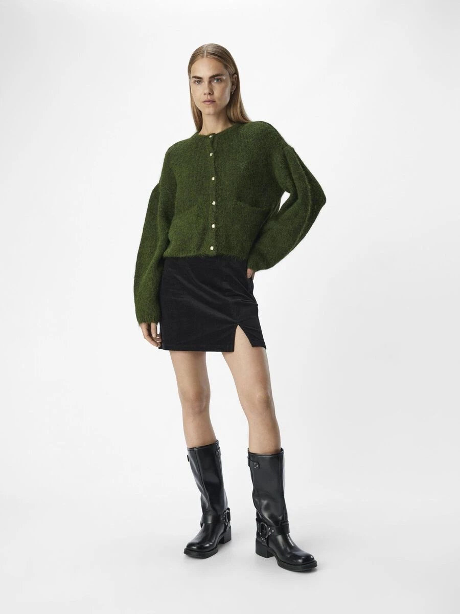 Cardigan en maille côtelée